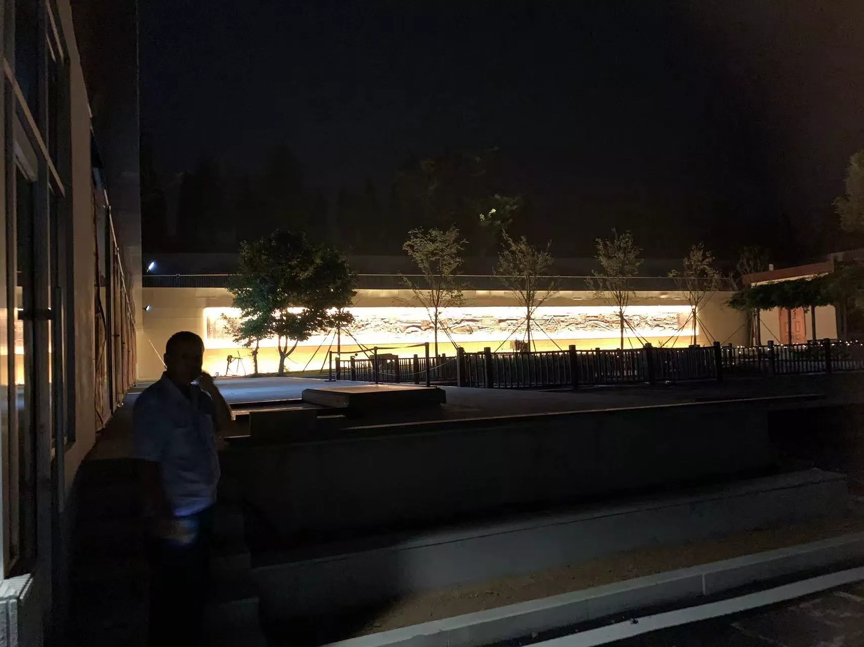 山东铁路护路联防办公室教育训练基地夜景亮化工程