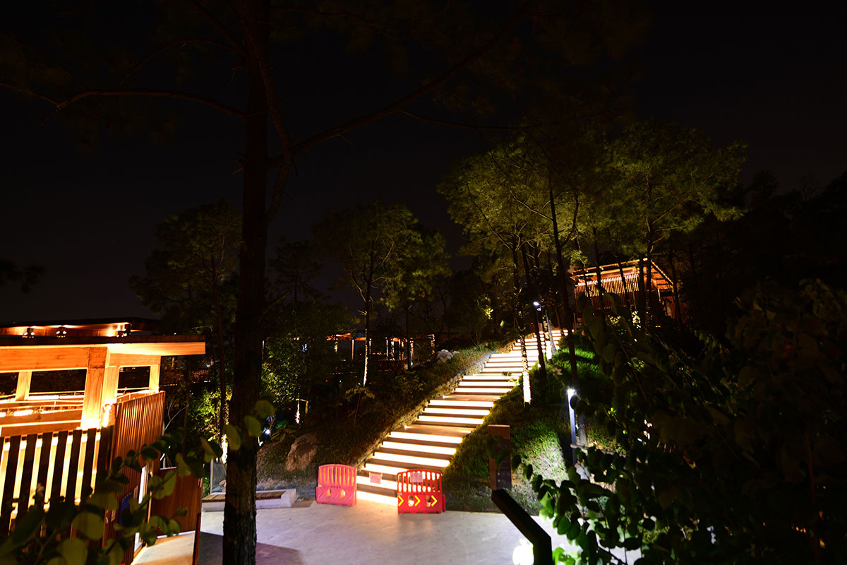 山体灯光,山体夜景工程